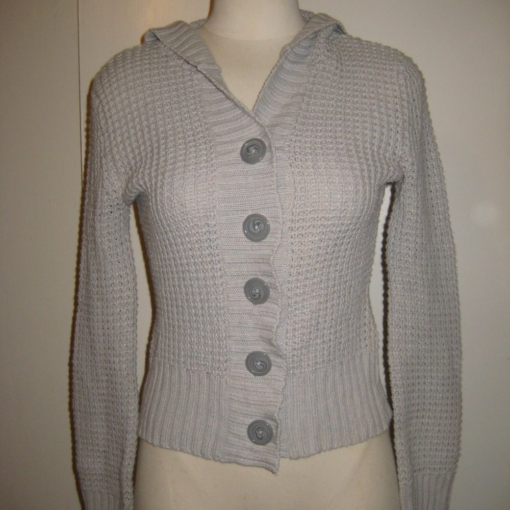Button-Up Sweater Hoodie